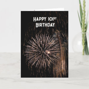 第101回誕生日花火 カード