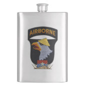 第101回ABN叫びイーグルベトナム戦争ヴェッツLURPS フラスク (正面)