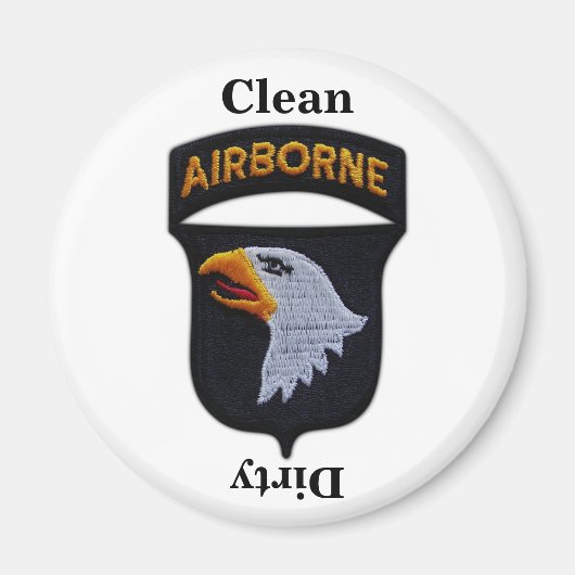 第101回ABN空挺師団イラク戦争退役軍人 マグネット (正面)