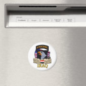 第101回ABN空挺師団イラク戦争退役軍人 マグネット (インサイチュ (食洗機))