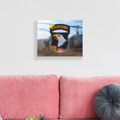 第101回ABN空挺師団ベトナム戦争ベット キャンバスプリント (インサイチュ (リビング))