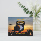 第101回ABN DIV空中叫びイーグルベッツパッチ ポストカード (スタンド正面)