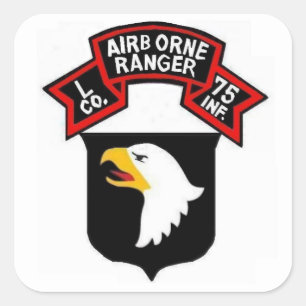 第101回Airborne L社RANGERスタンプ スクエアシール