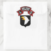 第101回Airborne L社RANGERスタンプ スクエアシール (バッグ)