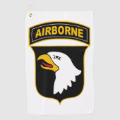 第101機上師団軍隊退役軍人 ゴルフタオル (正面)