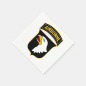 第101機上師団軍隊退役軍人 スタンダードカクテルナプキン (角)