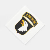 第101機上師団軍隊退役軍人 スタンダードランチョンナプキン (角)