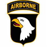 第101機上師団軍隊退役軍人 フォトスカルプチャー<br><div class="desc">第101機空軍記章。第101空挺師団は、空襲作戦のために訓練された軍の特殊なモジュール式軽歩兵の部門である。</div>