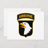 第101機上師団軍隊退役軍人 ポストカード (正面/裏面)