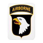 第101機上師団軍隊退役軍人 マグネット (縦)