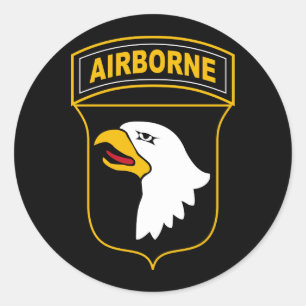 第101機上師団軍隊退役軍人 ラウンドシール