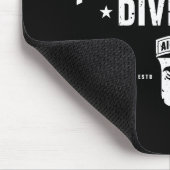 第101機上部門カスタマイズ可能ブラック マウスパッド (コーナー)