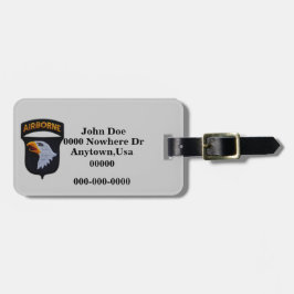 第101機上部門パッチラゲッジタグ ラゲッジタグ