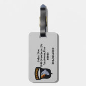 第101機上部門パッチラゲッジタグ ラゲッジタグ (裏面縦)