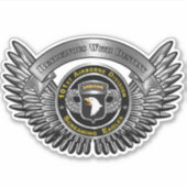 第101機空部ランデブー運命付き シール (正面)