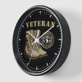 第101機空部退役軍人 壁時計 (傾斜)