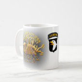 第101空挺及びベトナムサービスドラゴン コーヒーマグカップ (正面左)