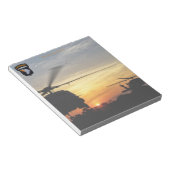 第101空挺叫びイーグルズ退役軍人パッチ ノートパッド (アングル)