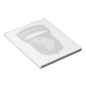 第101空挺叫びイーグルズ退役軍人メモ帳 ノートパッド (アングル)