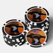 第101空挺叫びイーグルフォートキャンベル ポーカーチップ (積み重ね)