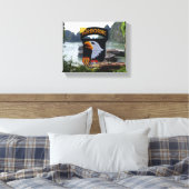 第101空挺型ABNベトナム戦争退役軍人車 キャンバスプリント (インサイチュ (寝室))