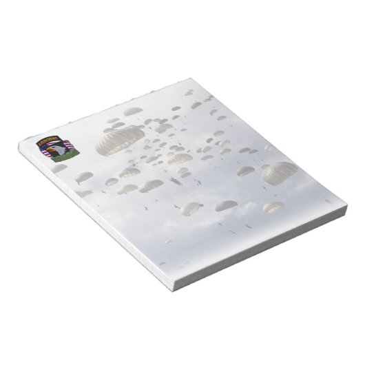 第101空挺師団の砦キャンベルのvetsメモ帳 ノートパッド (アングル)