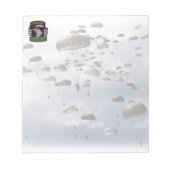 第101空挺師団の砦キャンベルのvetsメモ帳 ノートパッド (正面)