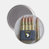 第101空挺師団の退役軍人が戦闘磁石を保護 マグネット (正面/裏面)