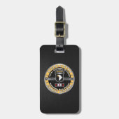 第101空挺師団アフガニスタン退役軍人 ラゲッジタグ (正面縦)