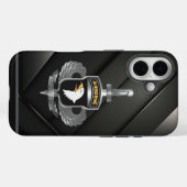 第101空挺師団アフガニスタン退役軍人 Case-Mate iPhoneケース (裏面 (横))