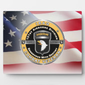 第101空挺師団イラク退役軍人 フォトプラーク (正面)