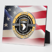 第101空挺師団イラク退役軍人 フォトプラーク (側面)