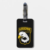 第101空挺師団コンバットパッチ ラゲッジタグ (裏面縦)