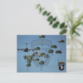 第101空挺師団ナムパッチ ポストカード (スタンド正面)