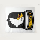 第101空挺師団フォト背景 タペストリー (正面(横))