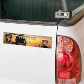 第101空挺師団ベトナム戦争 バンパーステッカー (トラック上)