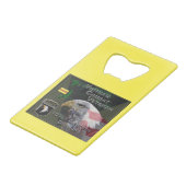 第101空挺師団ベトナム戦闘機退役軍人 クレジットカード栓抜き (正面アングル)