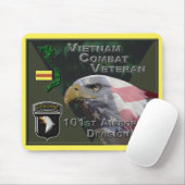 第101空挺師団ベトナム戦闘機退役軍人 マウスパッド (マウス)