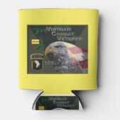 第101空挺師団ベトナム戦闘機退役軍人 缶クーラー (正面)