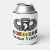 第101空挺師団ベトナム退役軍人 缶クーラー (缶裏面)