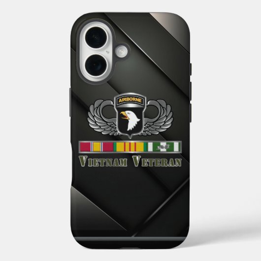 第101空挺師団ベトナム退役軍人 Case-Mate iPhoneケース (裏面)