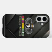 第101空挺師団ベトナム退役軍人 Case-Mate iPhoneケース (裏面 (横))