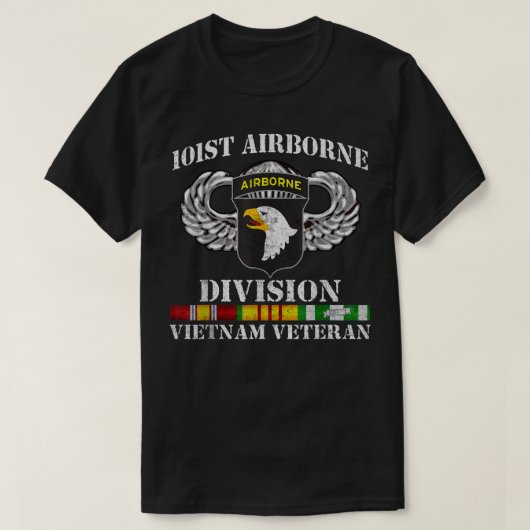 第101空挺師団ベトナム退役軍人TシャツVet Tシャツ (デザイン正面)