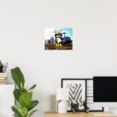 第101空挺師団ベトナム退役軍人v2 ポスター (ホームオフィス)