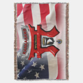 第101空挺師団ラカ素晴らしサン スローブランケット (正面縦)