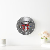 第101空挺師団ラクカザン ラウンド壁時計 (ホーム)