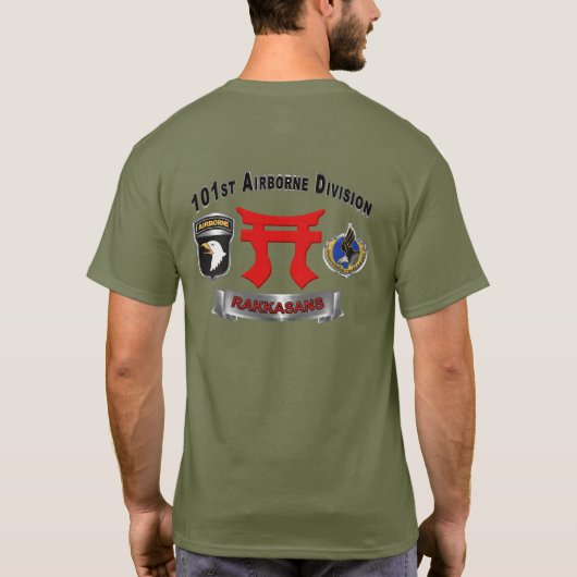第101空挺師団ラクカザン Tシャツ (裏面)