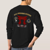 第101空挺師団ラッカサン Tシャツ (裏面)