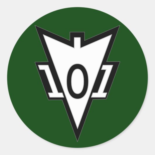 第101空挺師団レコンドポケットパッチ2 ラウンドシール (正面)