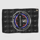 第101空挺師団第1旅団「バストーニュ」 ゴルフタオル (横)